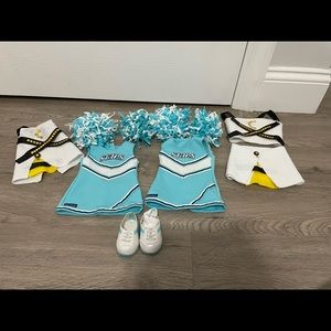 American Girl Doll Cheer uniforms